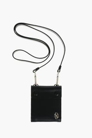 Removable Shoulder Strap Leather Wallet