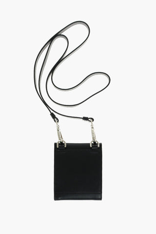 Removable Shoulder Strap Leather Wallet