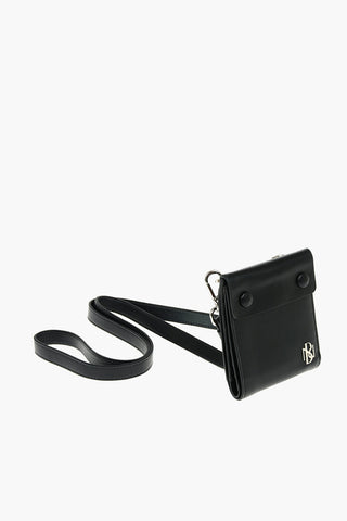 Removable Shoulder Strap Leather Wallet