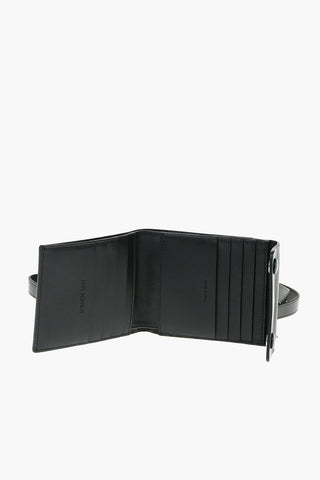 Removable Shoulder Strap Leather Wallet