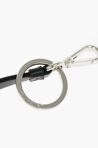 Logoed Leather Keyring