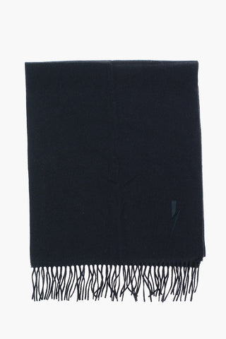 Fringed Solid Color Maxi Scarf