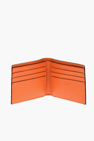 Contrasting Monogram Printed Leather Wallet