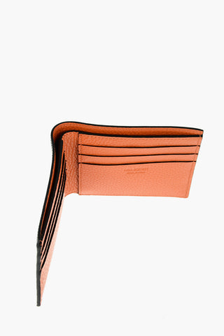 Contrasting Monogram Printed Leather Wallet