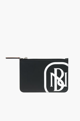 Embossed Monogram Leather SPLIT Mini Pouch