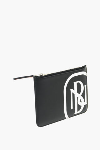 Embossed Monogram Leather SPLIT Mini Pouch