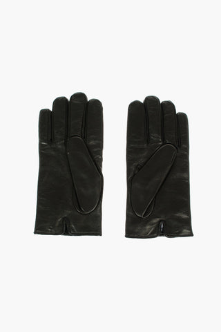 Guanti BOLT BADGE in Pelle Foderati in Cashmere