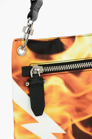 Borsa a Spalla TIGER BOLT con Stampa Fiamme