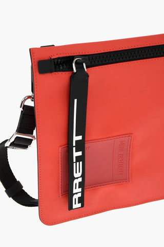 Contrasting Details Pvc Sacoche