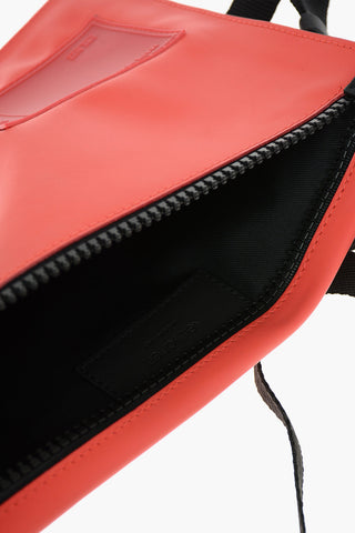 Contrasting Details Pvc Sacoche