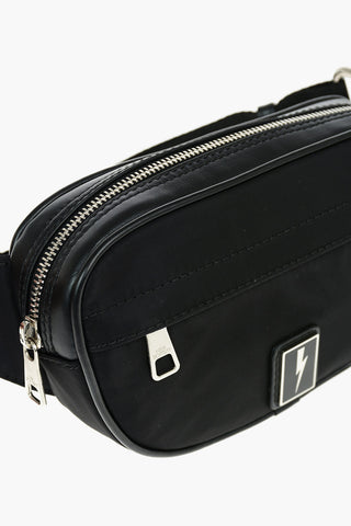 Solid Color ENAMEL BADGE Mini Bum Bag with Logo