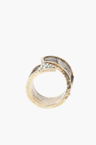 Python Detail CONTRARIE Brass Ring
