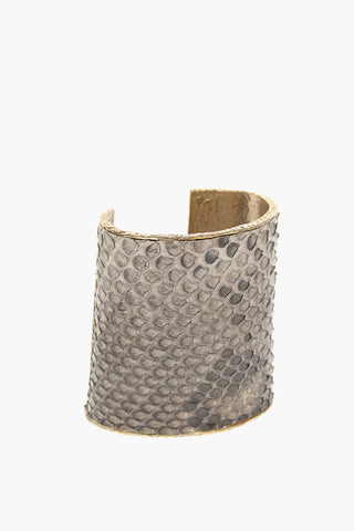 Python Covered Brass Band Bracelet