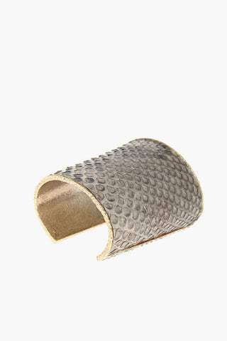 Python Covered Brass Band Bracelet