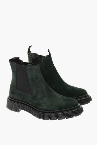 Suede Leather Chelsea Boots