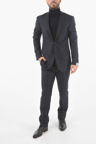 2 Button ACADEMY Notch Lapel Virgin Wool Suit