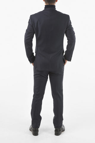 2 Button ACADEMY Notch Lapel Virgin Wool Suit