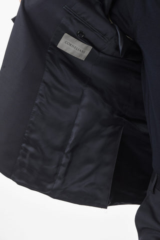 2 Button ACADEMY Notch Lapel Virgin Wool Suit