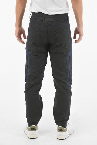 Two Tone D-ELUXERR Martingale Cargo Denims