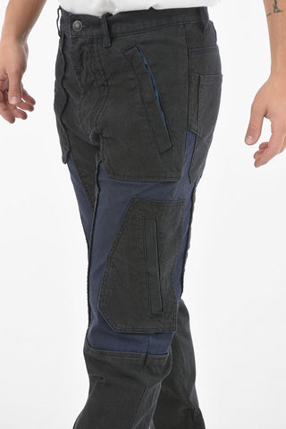 Two Tone D-ELUXERR Martingale Cargo Denims