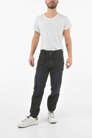 Two Tone D-ELUXERR Martingale Cargo Denims