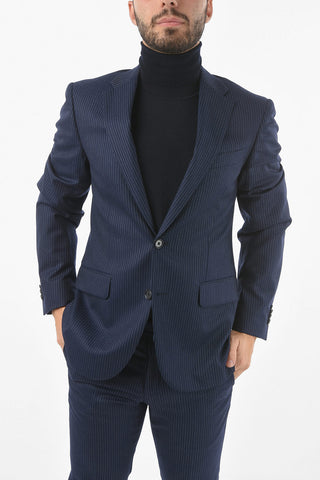 CC COLLECTION Virgin Wool REWARD Pinstriped Suit
