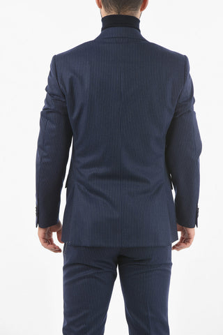 CC COLLECTION Virgin Wool REWARD Pinstriped Suit
