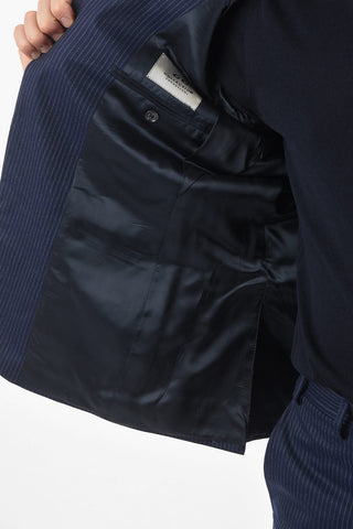 CC COLLECTION Virgin Wool REWARD Pinstriped Suit