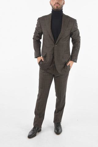 2 Button ACADEMY District Check Virgin Wool Suit