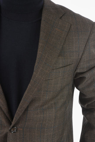 2 Button ACADEMY District Check Virgin Wool Suit
