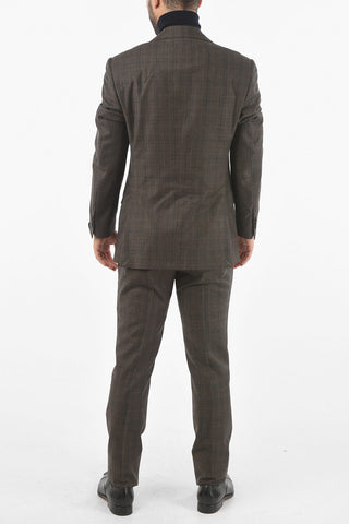 2 Button ACADEMY District Check Virgin Wool Suit