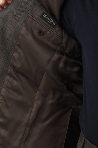 2 Button ACADEMY District Check Virgin Wool Suit