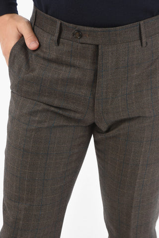 2 Button ACADEMY District Check Virgin Wool Suit