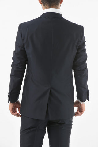 3-Piece CERIM.ACADEMY Satin Peak Lapel Suit