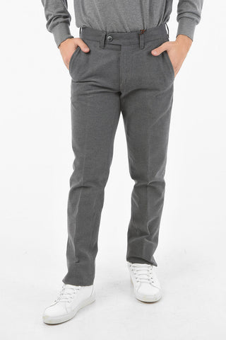 ID 4 Pocket Twill Cotton Pants with Belt Loops