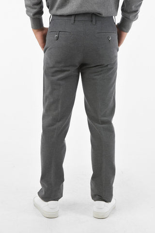 ID 4 Pocket Twill Cotton Pants with Belt Loops