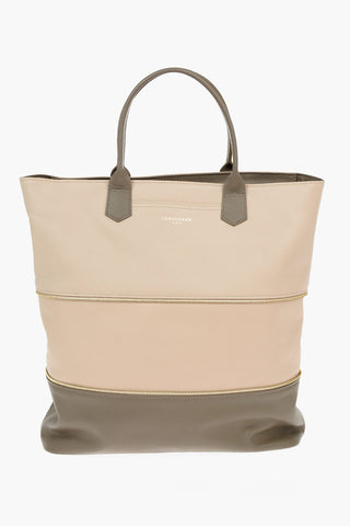 Borsa Tote in Pelle con Dettaglio Zip