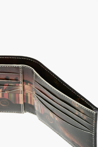 Portafoglio in Pelle con Interno Stampato