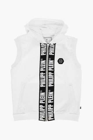 Sleeveless STATEMENT Sweatshirt with Hood
