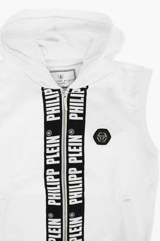 Sleeveless STATEMENT Sweatshirt with Hood