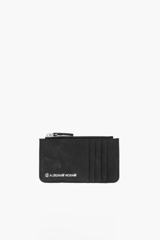 MM6 Faux Leather Card Holder