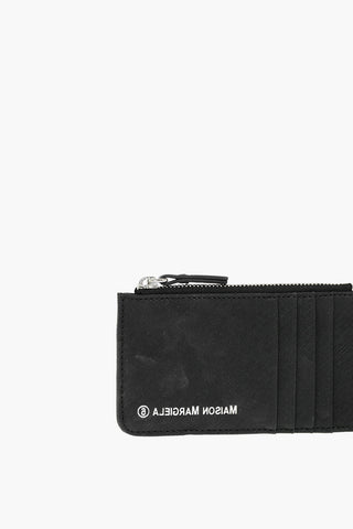 MM6 Faux Leather Card Holder