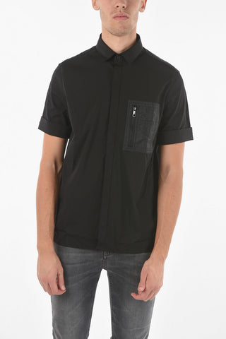 Camicia Utility M.A.1 a Maniche Corte con Taschini