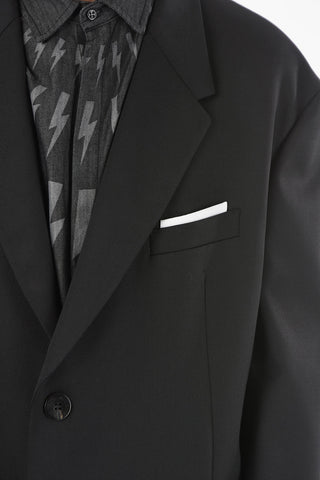 Double-layered Dropped Shoulder Coat