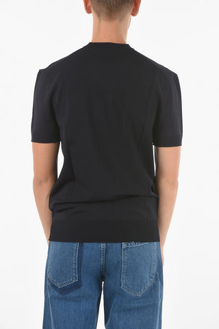T-shirt in Maglia Tech con Ricamo THUNDERBOLT