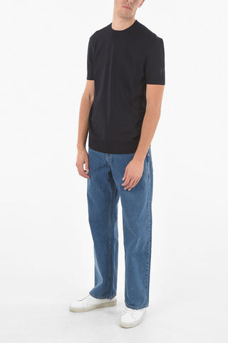 T-shirt in Maglia Tech con Ricamo THUNDERBOLT