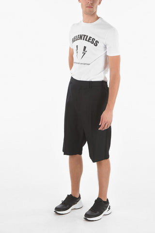Solid Color Double Fabric Shorts