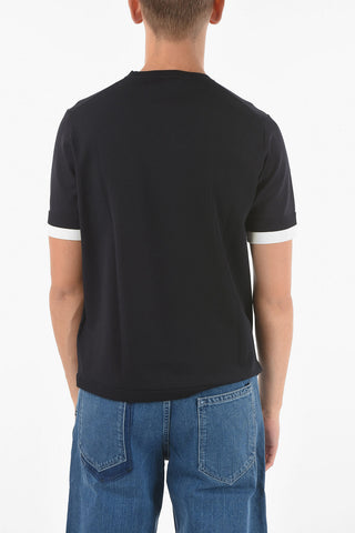Tech Knit T-shirt with Contrasting trimmings