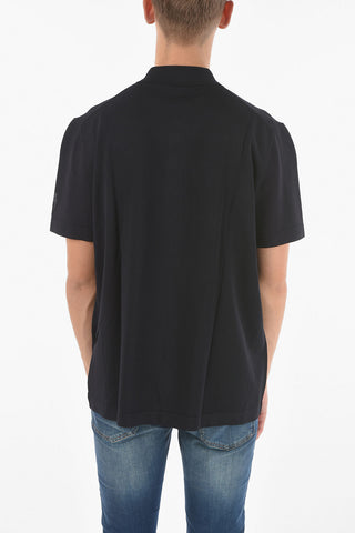 Camicia in Maglia Tech a Manica Corta con Taschino