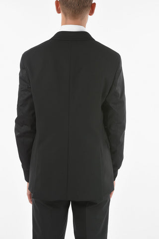 Bomber Sleeves Side Vents 2-Button Blazer